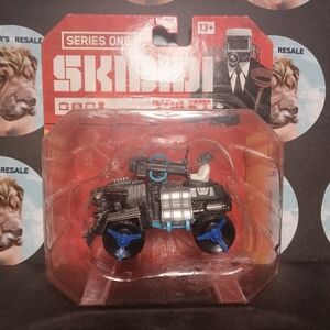 Skull Toy Series One Armored Off-Road Vehicle - Black & Blue